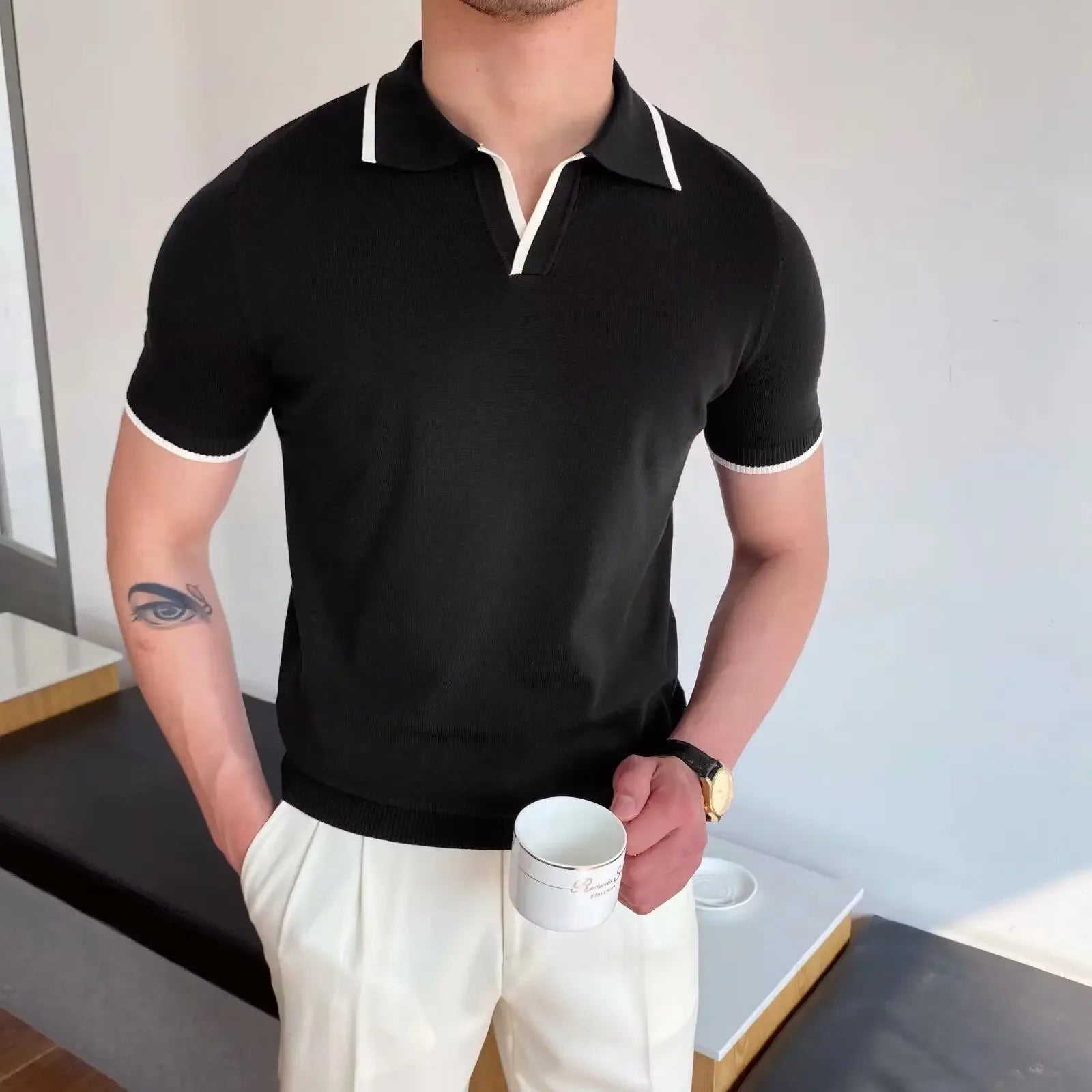Line Polo Shirt