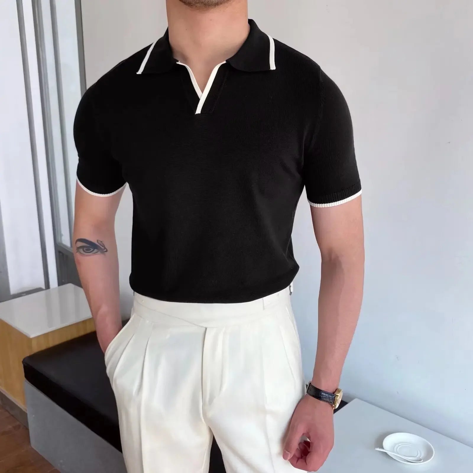 Line Polo Shirt