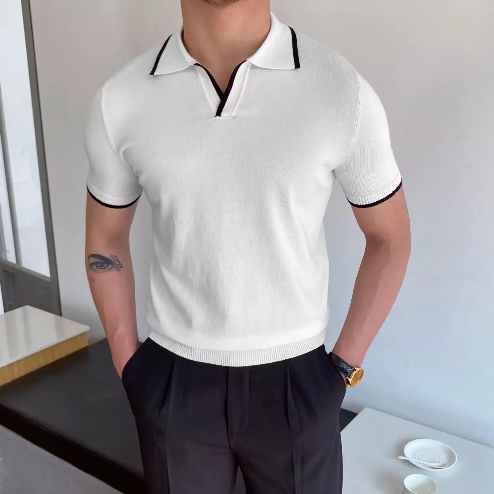 Line Polo Shirt